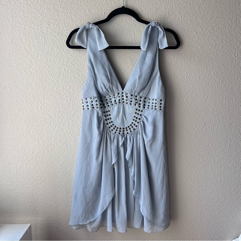 BCBGeneration blue grey dress
